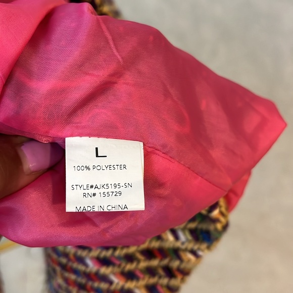 Nichole Lynel tweed coat size Large - Picture 14 of 17